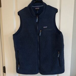 Patagonia Navy Women's Retro Pile Fleece Vest